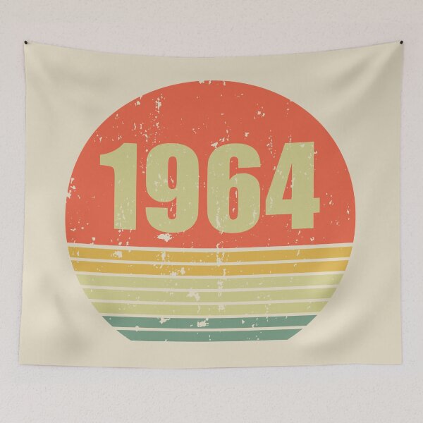 Item preview, Born in 1964 vintage birthday retro classic designed and sold by Alexaltay.