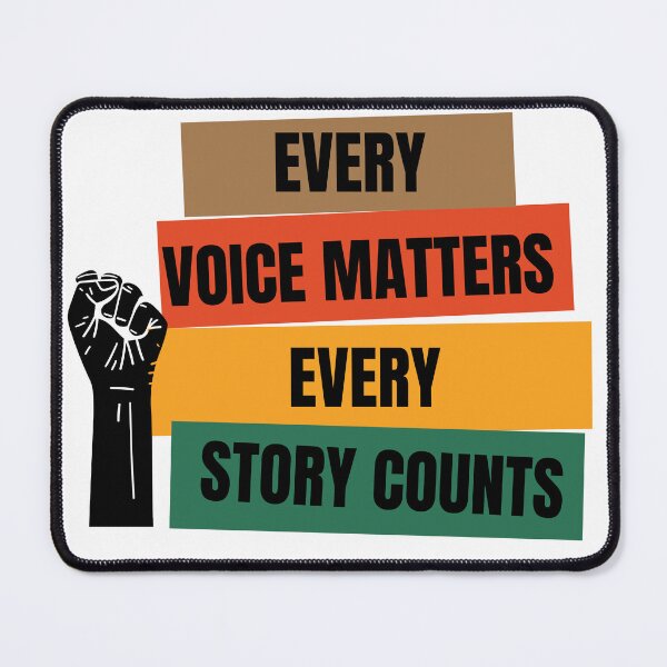 Item preview, Every Voice Matters Every Story Counts: Black History Month Design for All Ages designed and sold by InkPrintables.