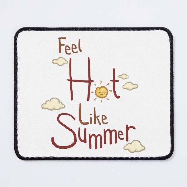 Item preview, Feel Hot Like Summer Lettering Colorful Version designed and sold by Khotekmei.