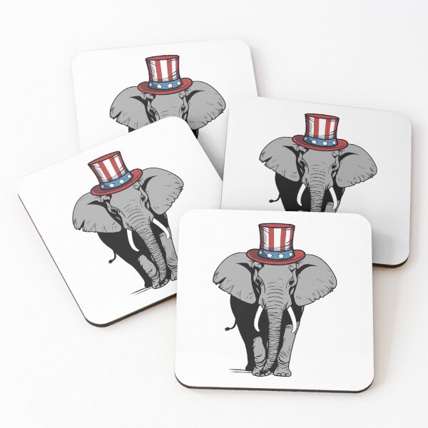 Item preview, Patriotic Elephant designed and sold by AMERICANCHEEZ.