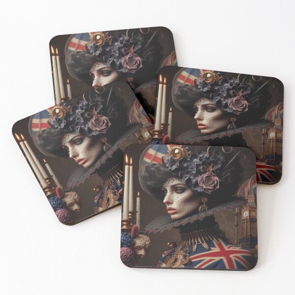 Item preview, Clamor  Aristocratic Gothic Lady  Portrait Fashion Artificial intelligence Ai designed and sold by AiPoliviosArt.