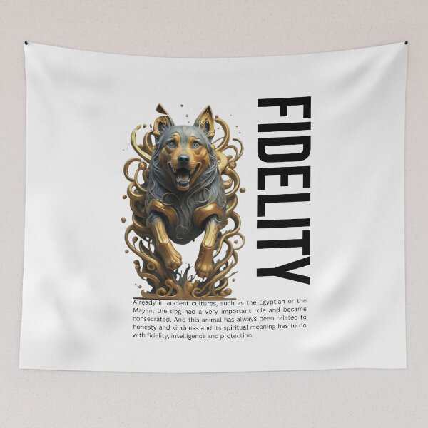 Item preview, Copy of The Dog and Fidelity-white designed and sold by PatronesKawai.