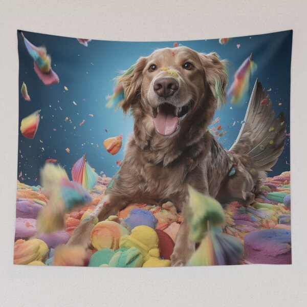 Item preview, Abstract Dog Art designed and sold by nomiraclehere.