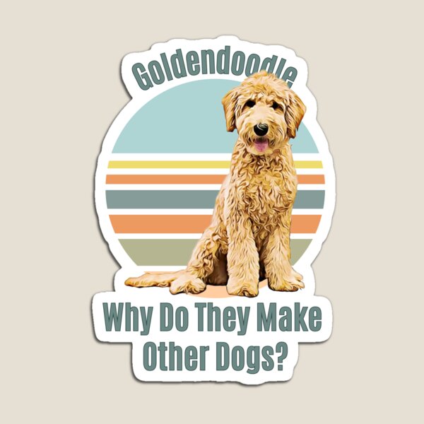 Artikelvorschau, Goldendoodle Dog Mom, Funny Dog Zitat Zitat Fell Baby, warum machen sie andere Hunde, das Geschenk für Haustierliebhaber, einzigartige Tierhund Mom, niedliche Hundeillustration entworfen und verkauft von RetroCharlies.