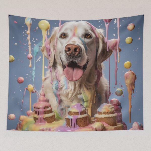 Item preview, Abstract Dog Art designed and sold by nomiraclehere.