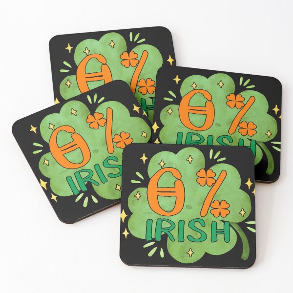 Item preview, Funny Zero Percent Irish Shamrock, Happy St. Patrick's Day  designed and sold by ArtByKatti.