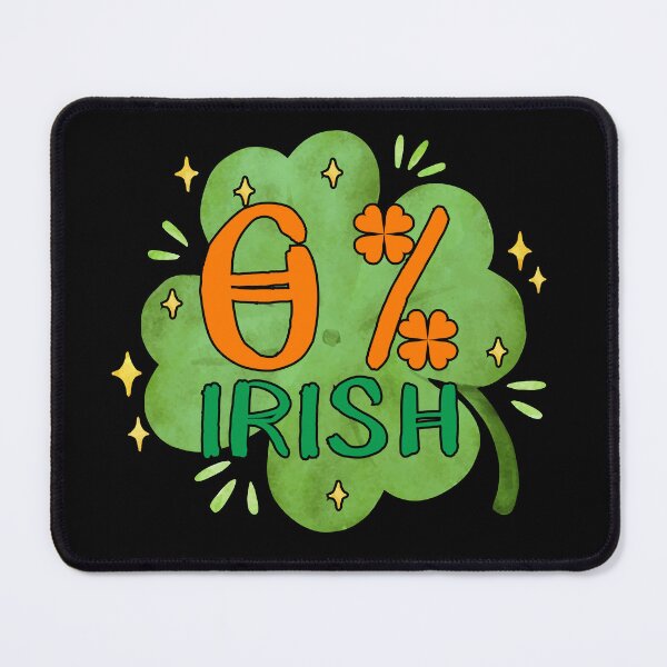 Item preview, Funny Zero Percent Irish Shamrock, Happy St. Patrick's Day designed and sold by ArtByKatti.