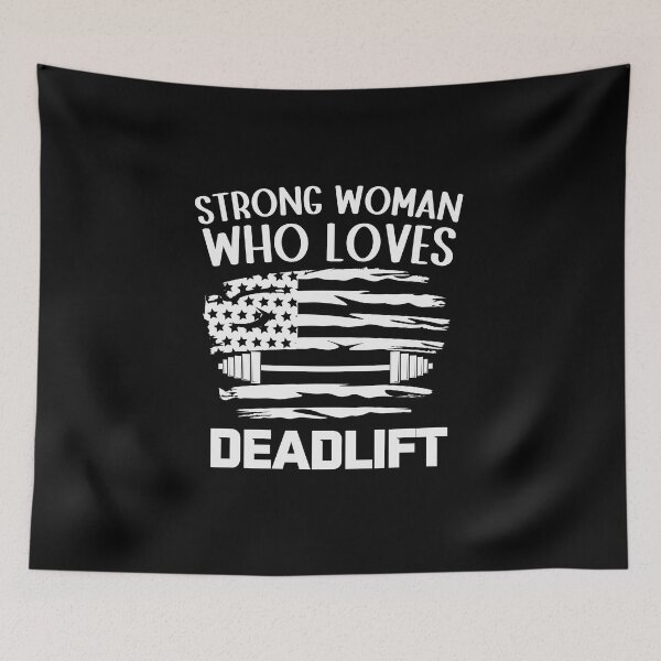 Item preview, Girl Deadlift - Strong Woman Who Loves Deadlift - Motivational Saying designed and sold by GRABAPSHOP.