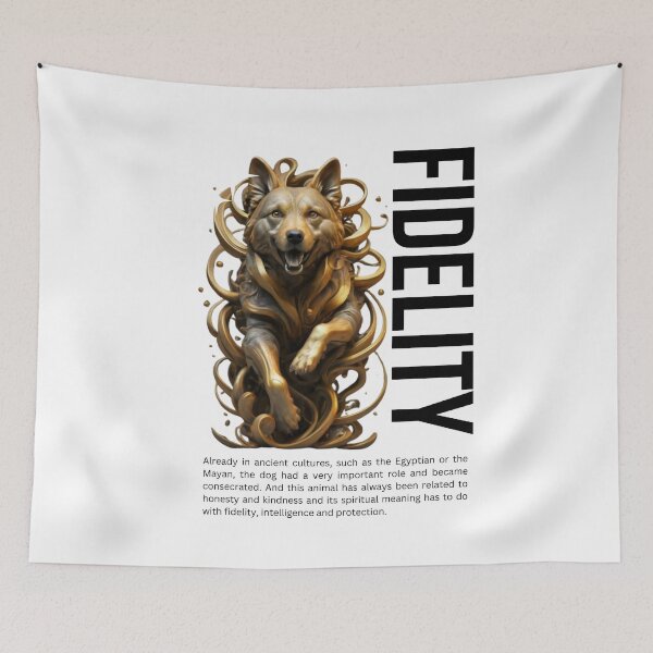 Item preview, Copy The Dog and Fidelity-white designed and sold by PatronesKawai.