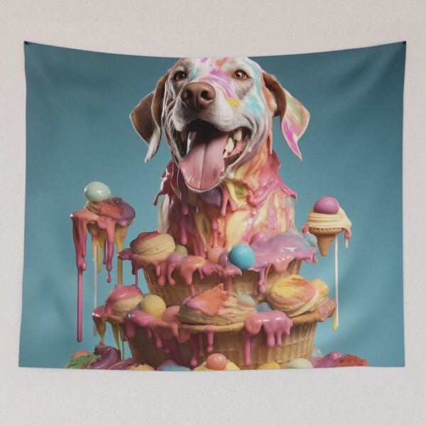 Item preview, Abstract Dog Art designed and sold by nomiraclehere.