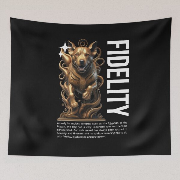 Item preview, The dog and Fidelity IV designed and sold by PatronesKawai.