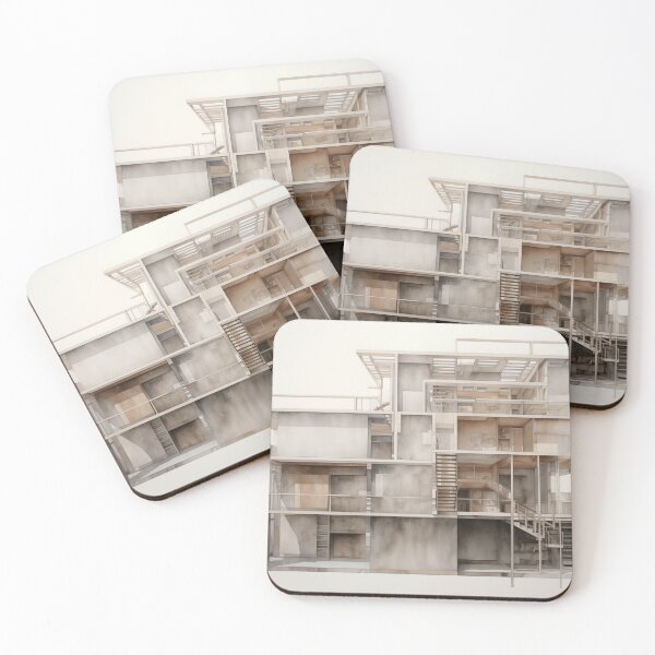 Item preview, Modern Architectural Study Art designed and sold by PigmentPulse.