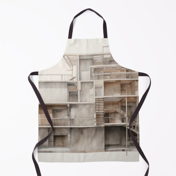 Item preview, Modern Architectural Study Art designed and sold by PigmentPulse.