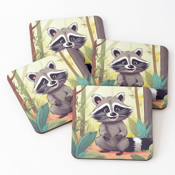 Item preview, Funny Raccoon Art and Cute Raccoon Gifts For Raccoon Lovers  designed and sold by Cuteanimalgifts.