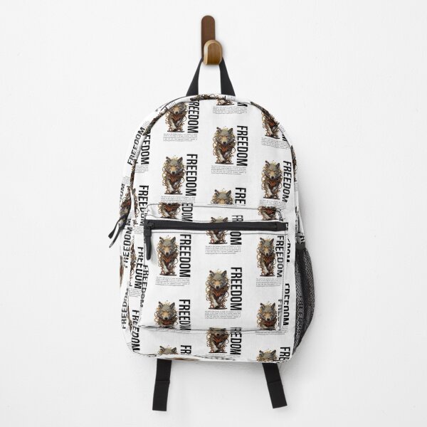 Item preview, The Wolf and Liberty-white designed and sold by PatronesKawai.