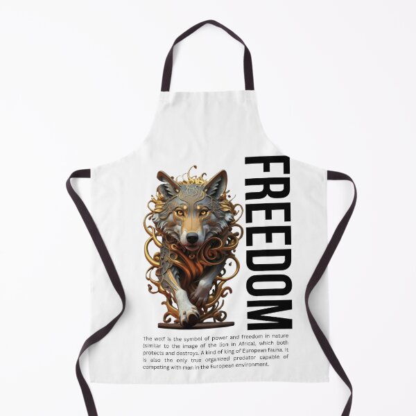 Item preview, The Wolf and Liberty-white designed and sold by PatronesKawai.
