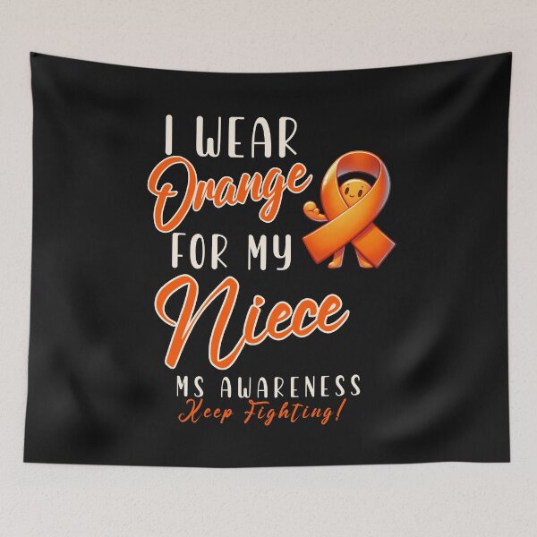 Item preview, MS Awareness I Wear Orange For My Niece  designed and sold by ZeptepiTrends.