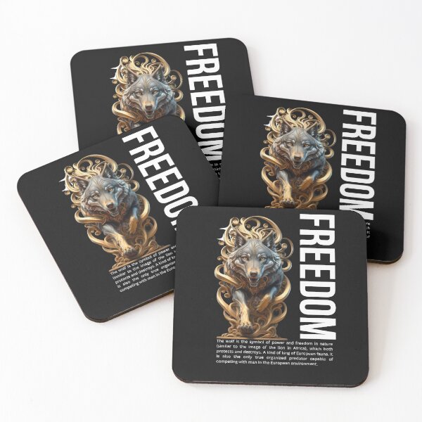 Item preview, The Wolf and Freedom II designed and sold by PatronesKawai.