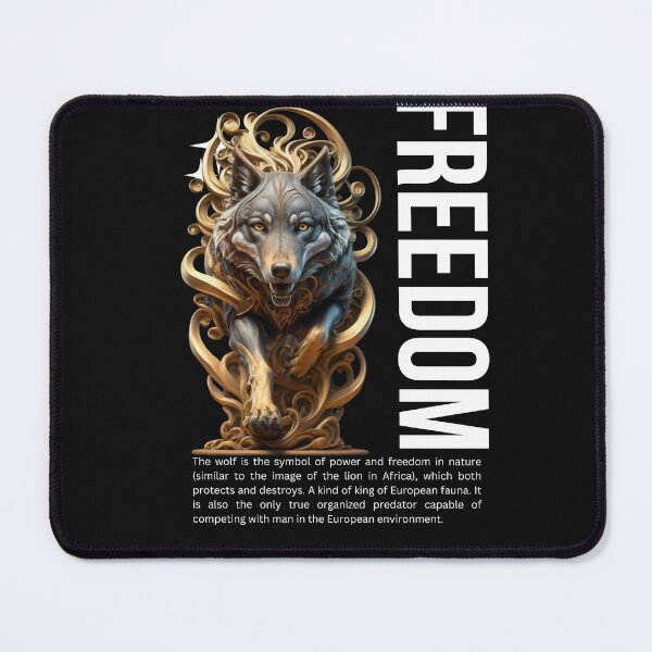 Item preview, The Wolf and Freedom II designed and sold by PatronesKawai.