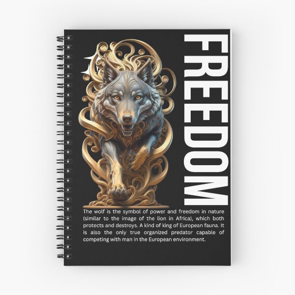 Item preview, The Wolf and Freedom II designed and sold by PatronesKawai.