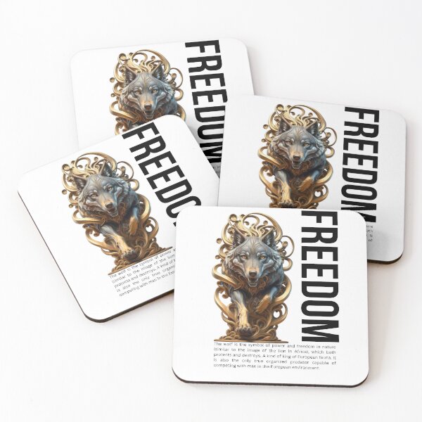 Item preview, Copy of The Wolf and Liberty-white designed and sold by PatronesKawai.
