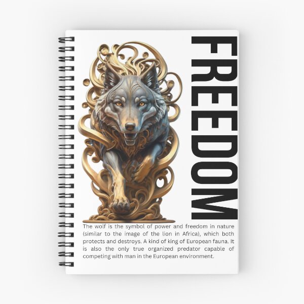Item preview, Copy of The Wolf and Liberty-white designed and sold by PatronesKawai.