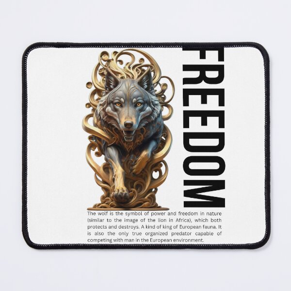 Item preview, Copy of The Wolf and Liberty-white designed and sold by PatronesKawai.
