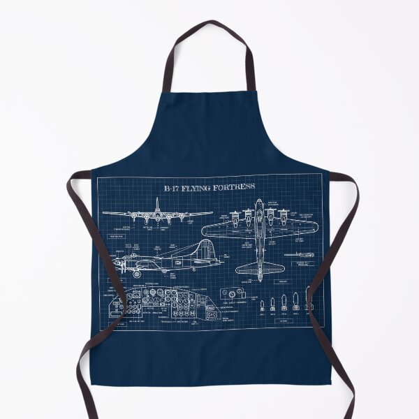 Item preview, B-17 Flying Fortress (Navy- Horizontal) designed and sold by BGALAXY.