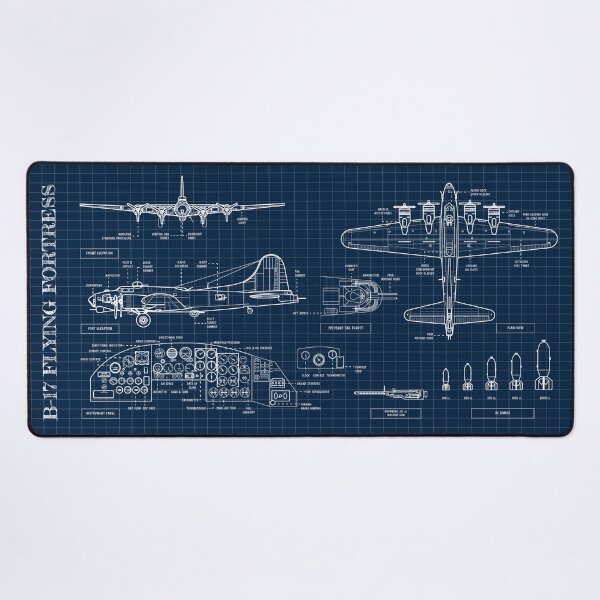 Artikel-Vorschau von B-17 Flying Fortress (Navy- Horizontal), designt und verkauft von BGALAXY.
