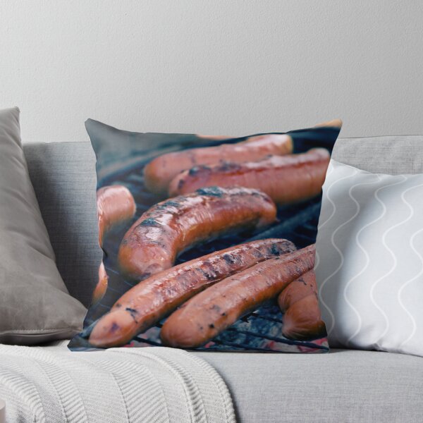Item preview, Sausages and wieners on a grill designed and sold by riku05830.