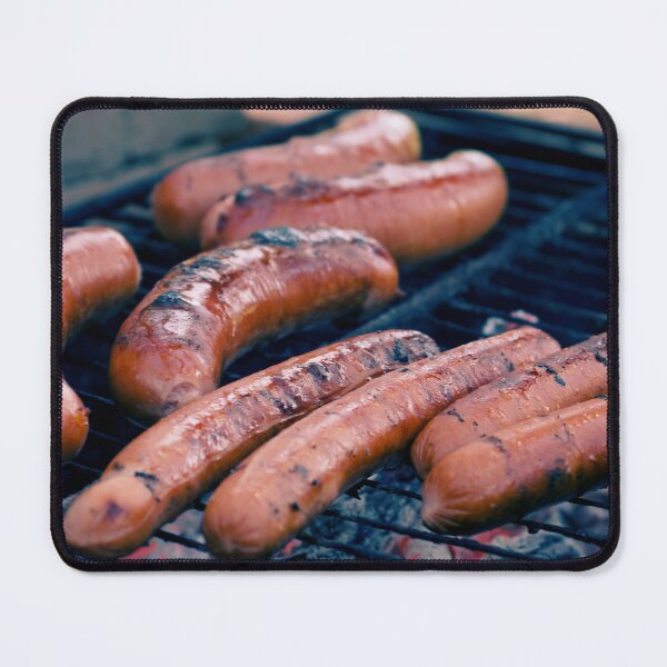 Item preview, Sausages and wieners on a grill designed and sold by riku05830.