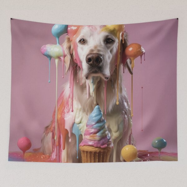 Item preview, Abstract Dog Art designed and sold by nomiraclehere.