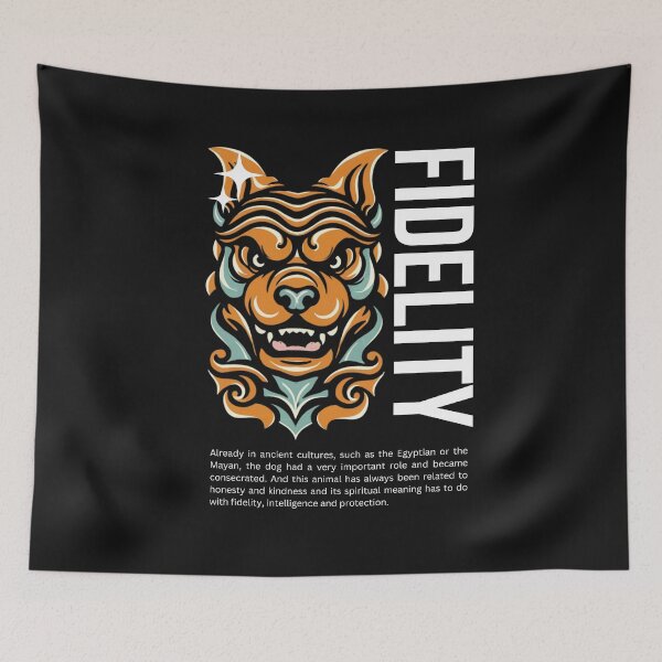 Item preview, The dog and Fidelity VIII designed and sold by PatronesKawai.