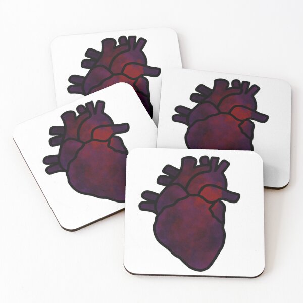 Item preview, “Violence // Violets” Heart designed and sold by fayesyourfears.