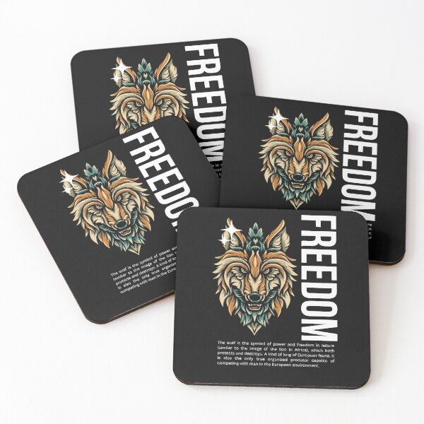 Item preview, The Wolf and Freedom IV designed and sold by PatronesKawai.