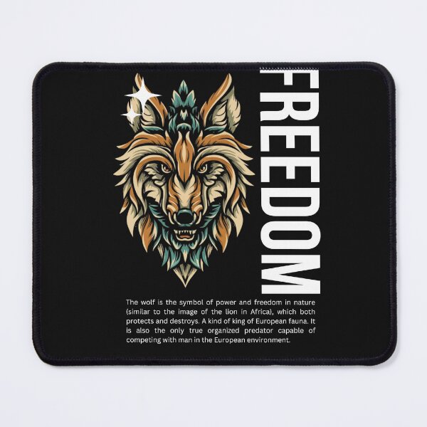 Item preview, The Wolf and Freedom IV designed and sold by PatronesKawai.