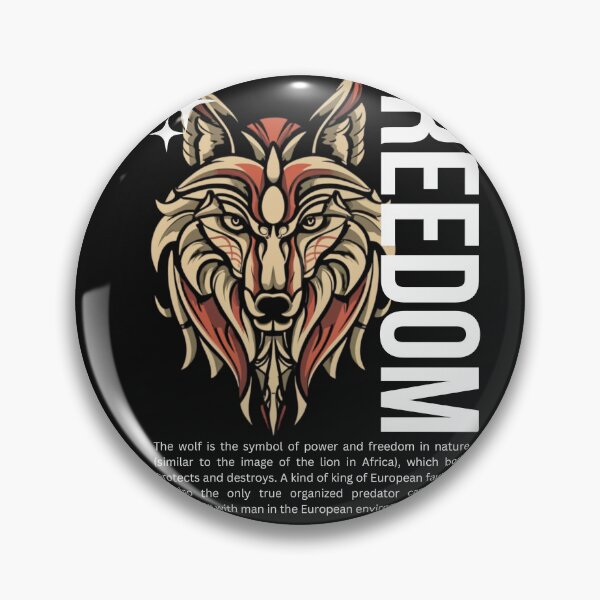 Item preview, The Wolf and Freedom V designed and sold by PatronesKawai.