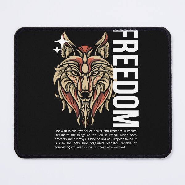 Item preview, The Wolf and Freedom V designed and sold by PatronesKawai.