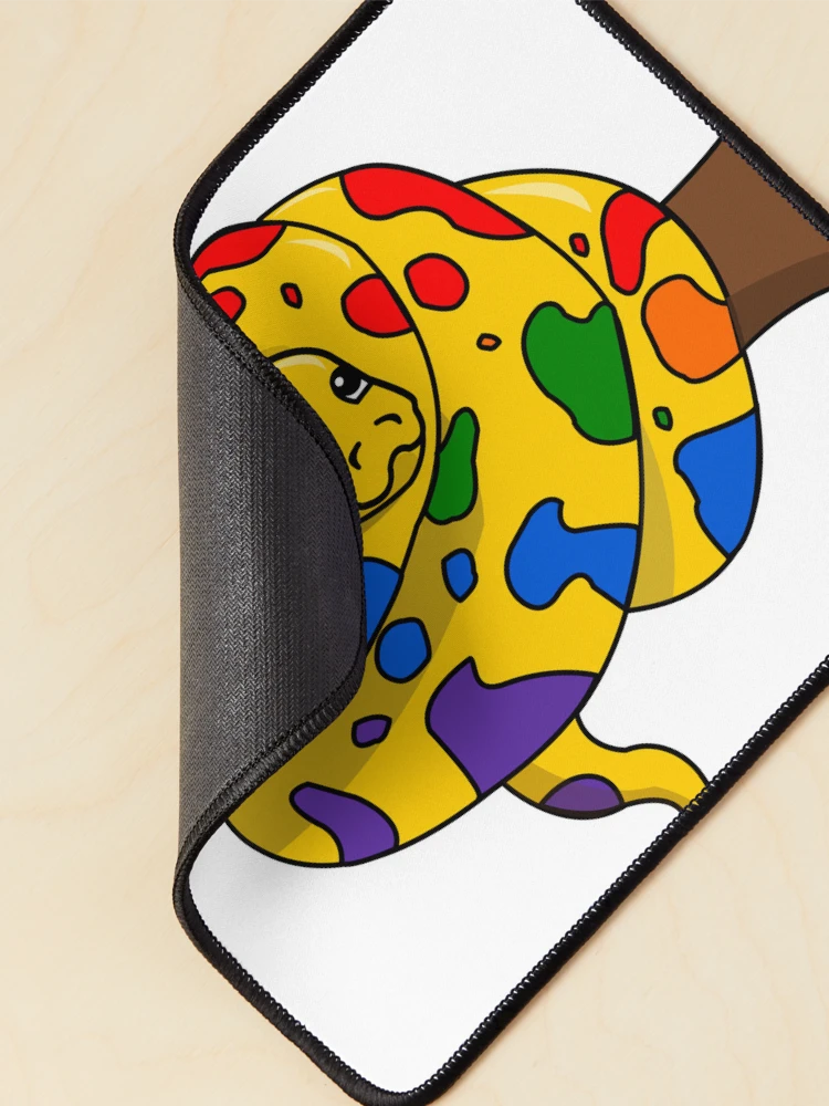 Thumbnail 2 of 5, Mouse Pad, Pride Python designed and sold by HarveyHandcraftsandDesigns.
