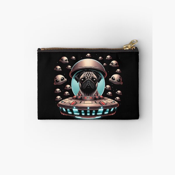 Item preview, Pug Invasion designed and sold by Funny Vintage Stickers And T-Shirts.