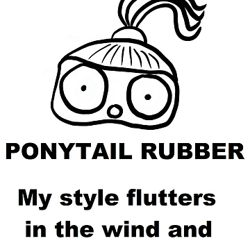 Artwork thumbnail, PONYTAIL RUBBER by RubberWorld