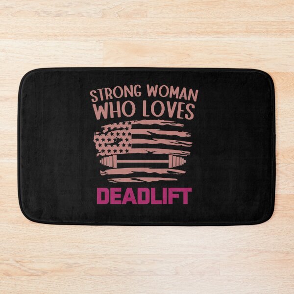 Item preview, Girl Deadlift - Strong Woman Who Loves Deadlift - Motivational Saying designed and sold by GRABAPSHOP.