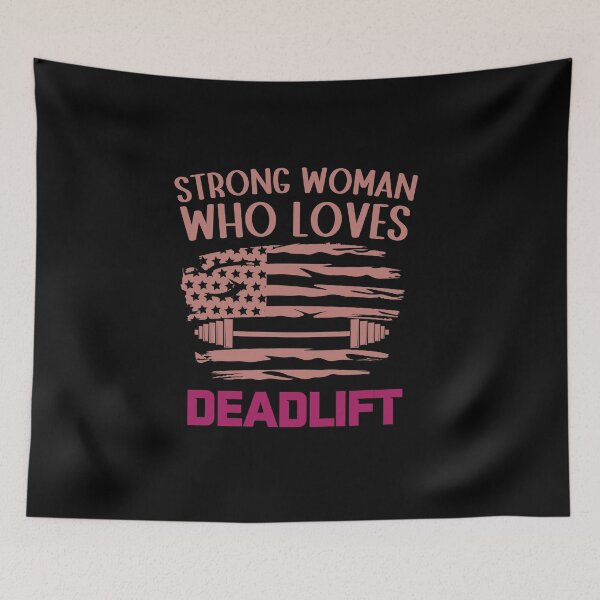 Item preview, Girl Deadlift - Strong Woman Who Loves Deadlift - Motivational Saying designed and sold by GRABAPSHOP.