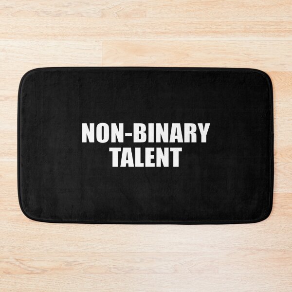Item preview, Non-Binary Talent (White Text) designed and sold by CursedwThirst.