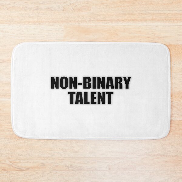 Item preview, Non-Binary Talent (Black Text) designed and sold by CursedwThirst.