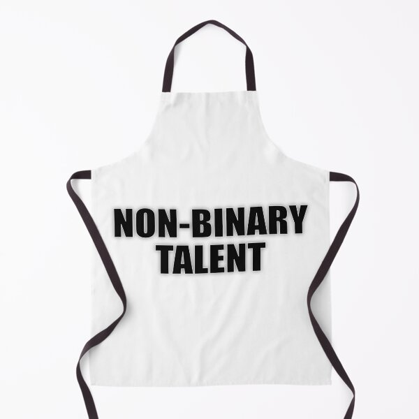 Item preview, Non-Binary Talent (Black Text) designed and sold by CursedwThirst.