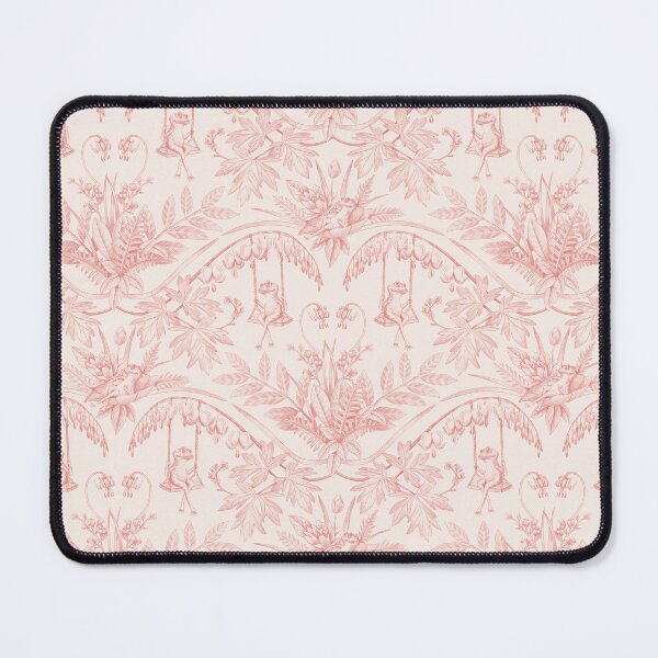 Item preview, Peach Frogs in a Flower Garden Damask designed and sold by somecallmebeth.