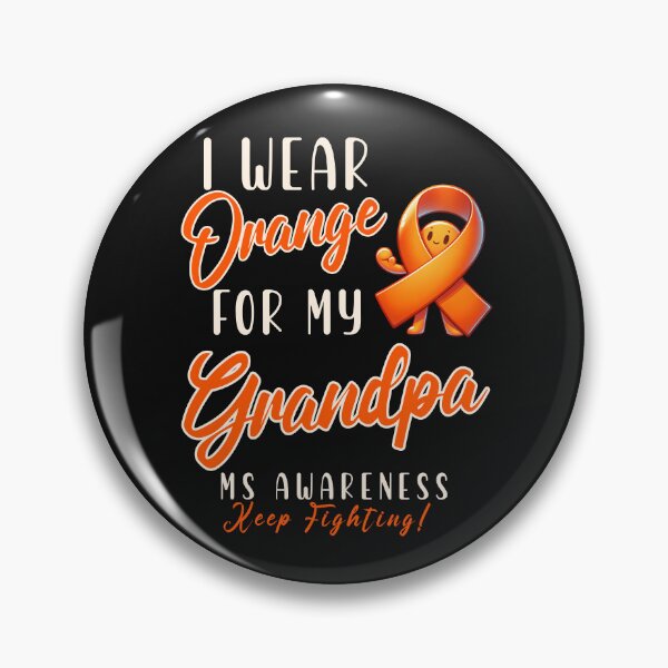 Item preview, MS Awareness I Wear Orange For My Grandpa  designed and sold by ZeptepiTrends.