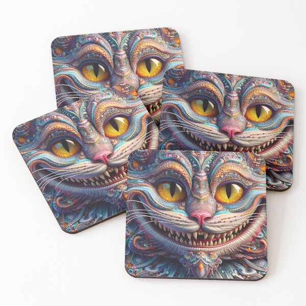 Item preview, Mystical Feline Fantasy: A Colorful Journey designed and sold by DriipDropDesign.