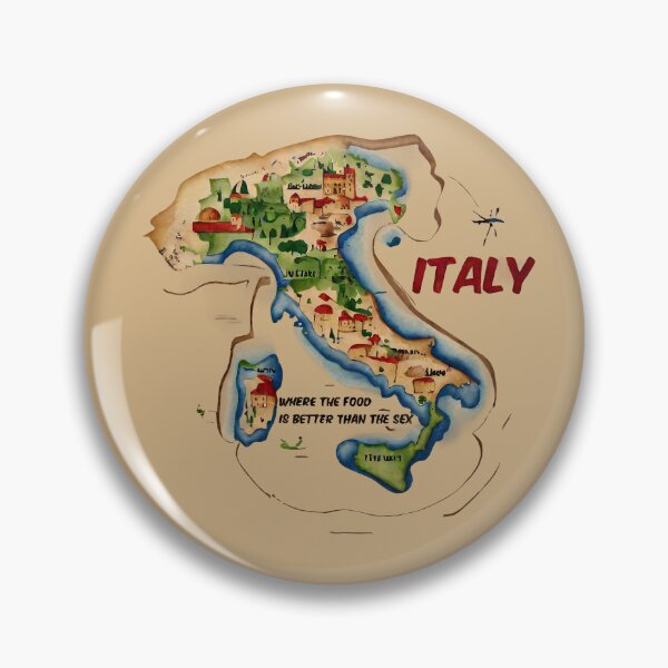 Item preview, Italy: Where the Food Is Better Than the Sex designed and sold by @ndrys.